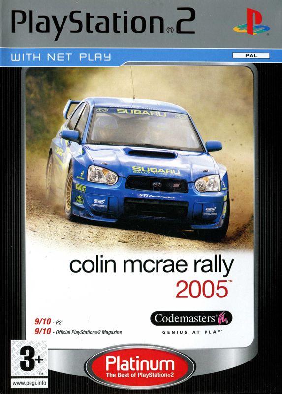 Colin McRae Rally 2005 box art for Xbox